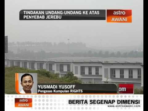 Tindakan undang-undang ke atas penyebab jerebu