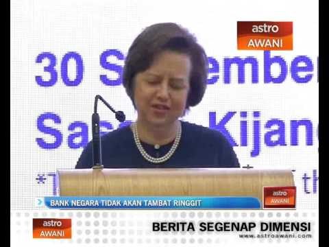 Bank Negara tidak akan tambat ringgit - Tan Sri Dr Zeti Akhtar Aziz