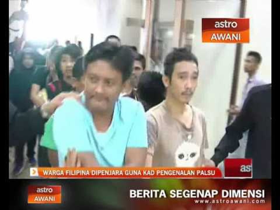 Warga Filipina dipenjara guna kad pengenalan palsu