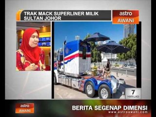 Trak Mack Superliner sah milik Sultan Johor