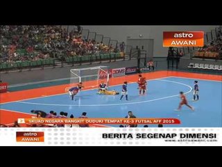 Skuad negara bangkit duduki tempat ke-3 Futsal AFF 2015
