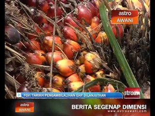 FGV: tarikh pengambilalihan EHP dilanjutkan