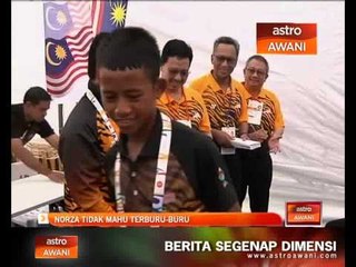 Norza tidak mahu terburu-buru