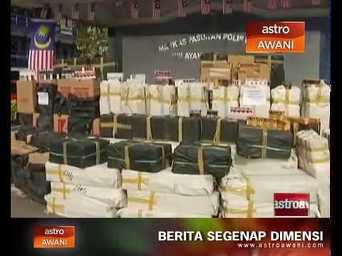 Polis marin gagalkan cubaan seludup rokok putih dan kretek