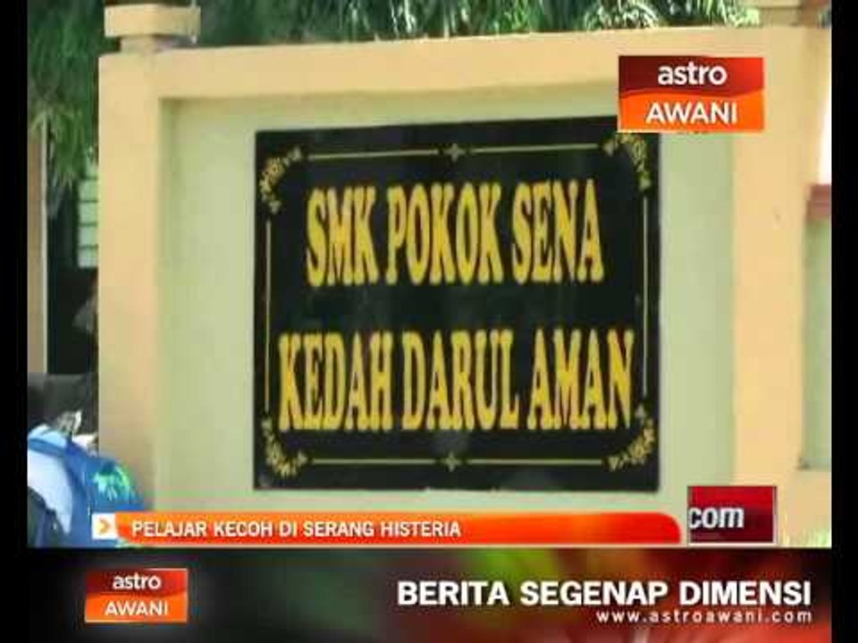 Pelajar kecoh di serang Histeria