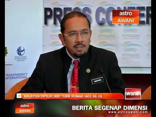 Malaysia dipilih jadi tuan rumah IACC ke-16