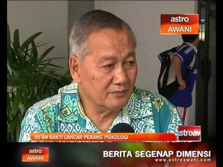 Piala Malaysia: Irfan Bakti lancar perang psikologi