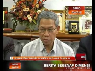 Rumah kekal baharu dijangka siap akhir tahun ini
