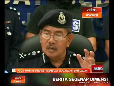 Polis tumpas sindiket membuat senjata api dan dadah