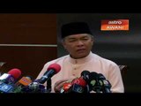 Sidang media bersama Timbalan Perdana Menteri, Datuk Seri Ahmad Zahid Hamidi