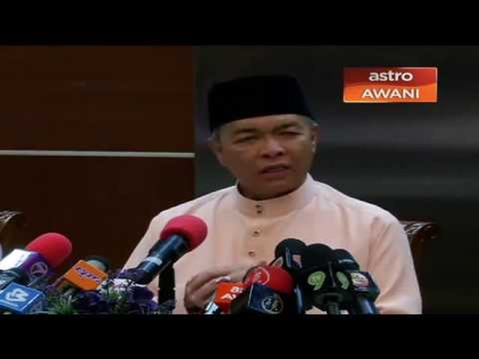 Sidang media bersama Timbalan Perdana Menteri, Datuk Seri Ahmad Zahid Hamidi