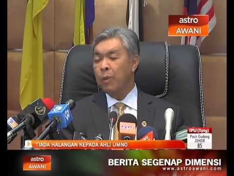 Tiada halangan kepada ahli UMNO