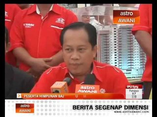 Peserta himpunan Baju Merah akan ikut arahan
