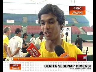Pemain tenis muda negara bergelut untuk pulih