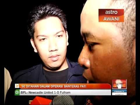 50 ditahan dalam operasi banteras PATI
