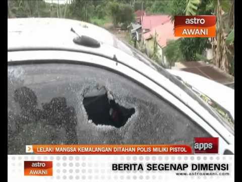 Lelaki mangsa kemalangan ditahan polis, miliki pistol