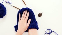 DIY mode: tricoter un bonnet à côtes