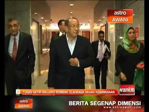 Tugas getir Ballard rombak olahraga skuad kebangsaan