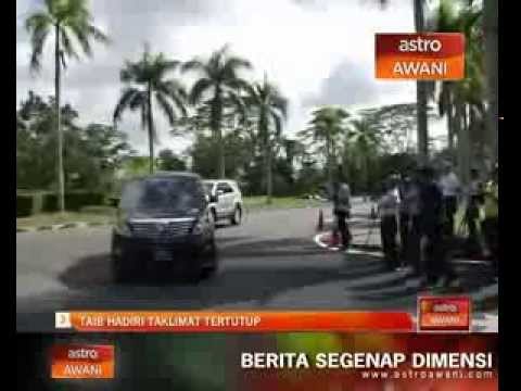Tan Sri Taib Mahmud hadiri taklimat tertutup