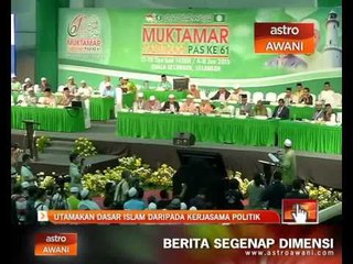 Utamakan dasar Islam daripada kerjasama politik