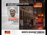 Insiden kebakaran hotel di Madinah