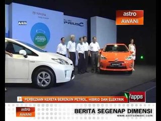 Perbezaan kereta berenjin petrol, hibrid & elektrik
