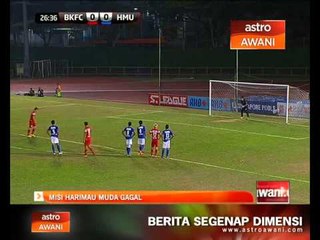 Misi Harimau Muda gagal ditundukkan Balestier Khalsa 2-0