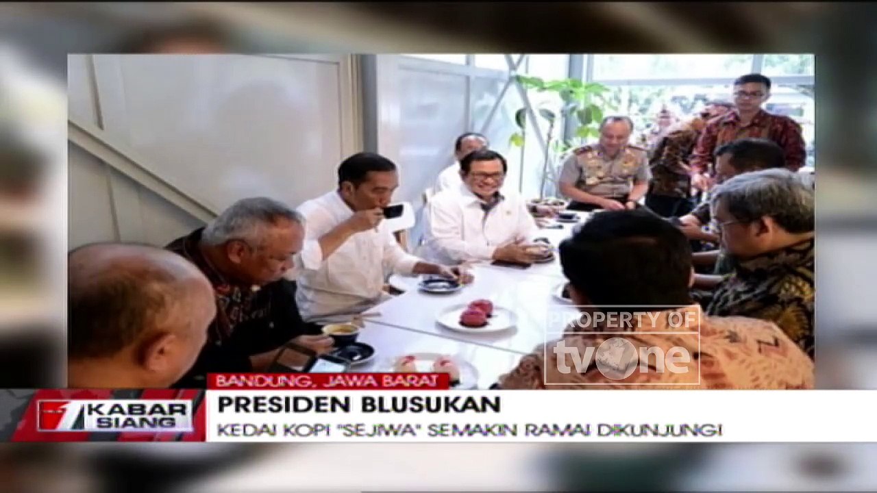 Cerita Jokowi 'Nongkrong' di Kedai Kopi usai Kunjungan Kerja di Bandung