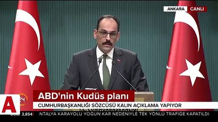 Cumhurbaşkanlığı Sözcüsü Kalın İslam İşbirliği Teşkilatı'nın toplanacağını bildirdi ve tarih verdi