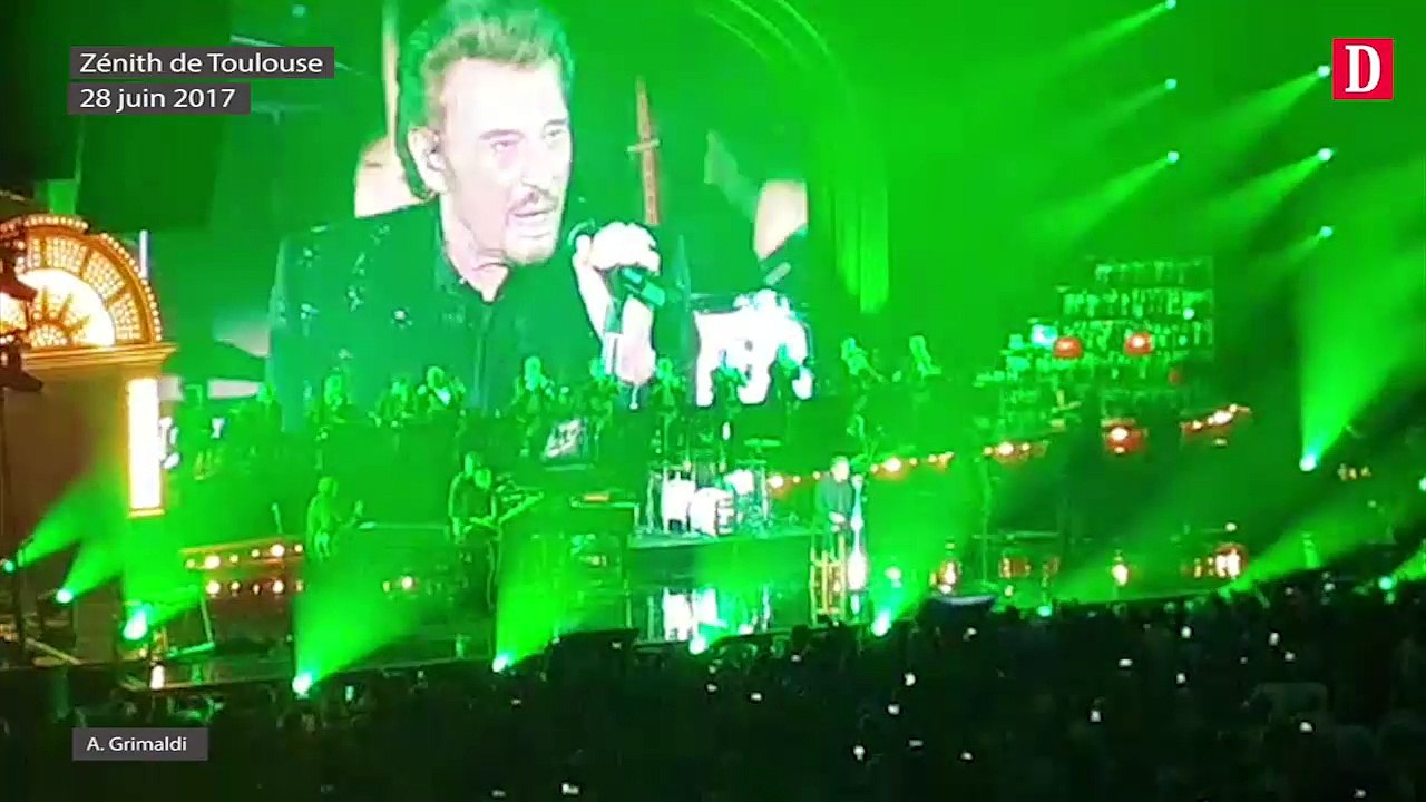 Dernier concert de Johnny Hallyday à Toulouse le 28 juin 2017
