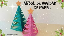 Árbol de Navidad de Papel, Manualidades para Navidad, Paper Christmas Tree, Pino de Navidad