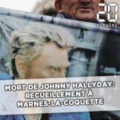 Mort de Johnny Hallyday: Recueillement à Marnes-la-Coquette