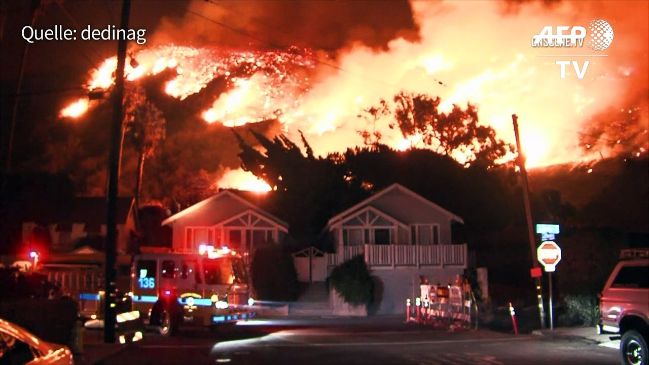Zehntausende fliehen vor Buschbränden in Kalifornien