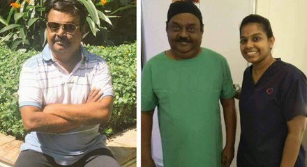 சிங்கப்பூரில் மருத்துவ சிகிச்சை பெறும் விஜயகாந்த்.. பச்சை நிற உடையில் பாவமாக போஸ்- வீடியோ