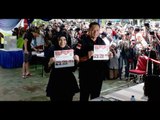 Agus and wife Annisa vote in Kebayoran Baru