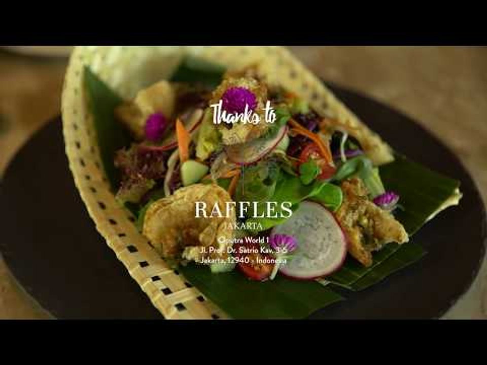 Independence Day recipe: Raffles Jakarta's 'tahu gejrot' salad