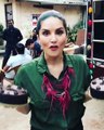 SUNNY LEONE latest instagram Funny Video in Shooting