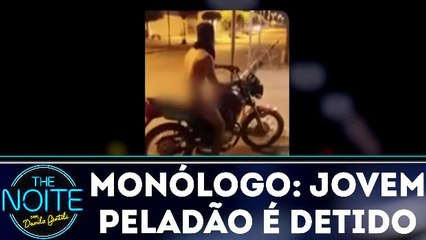 Monólogo: Jovem peladão é detido por pilotar moto