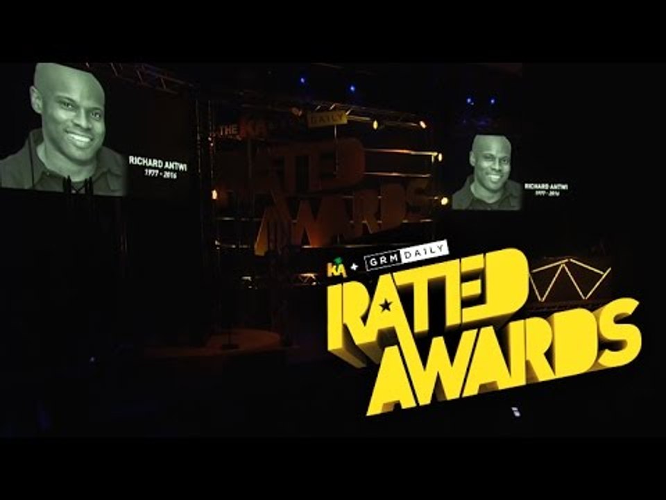 Twin B pays tribute to Richard Antwi at The Rated Awards 2016