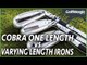 Cobra standard irons v One Length | GolfMagic Club Test