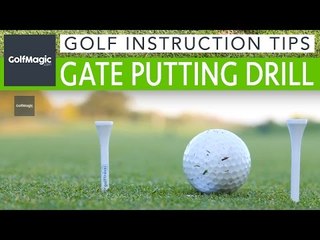 Easy Golf Putting Tips And Drills | Gate putting drill | GolfMagic