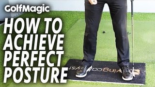 How to achieve PERFECT golf posture | Best Golf Beginner Tips #3 | GolfMagic