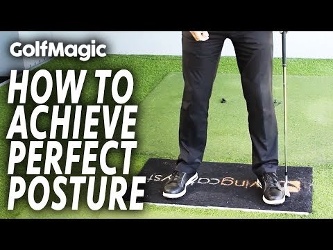 How to achieve PERFECT golf posture | Best Golf Beginner Tips #3 | GolfMagic