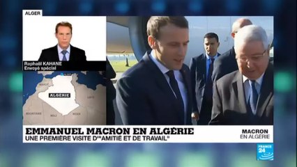 Emmanuel Macron en Algérie : une première visite d''"amitié et de travail"