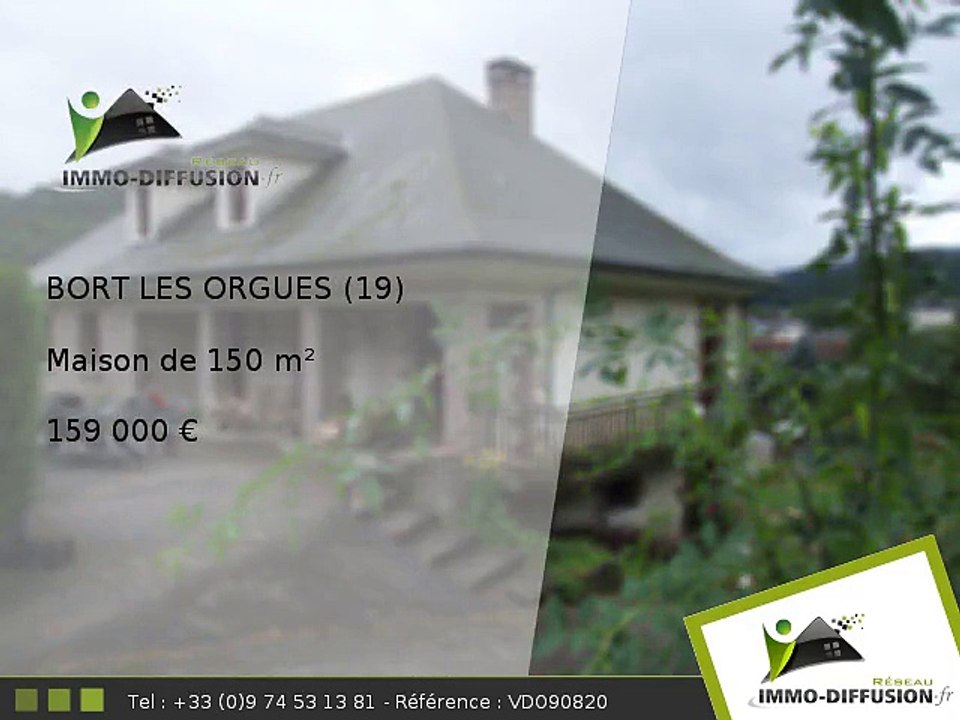 Maison A vendre Bort les orgues 150m2 - 159 000 Euros