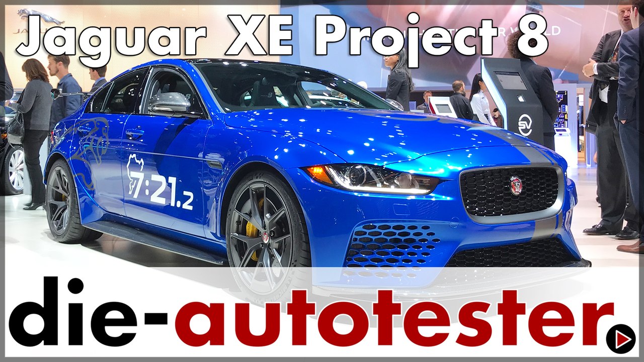 La auto show 2017: premiere für den jaguar xe project 8 & range rover phev in los angeles