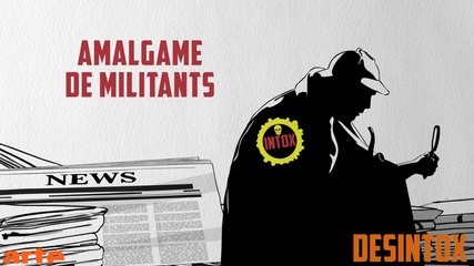 Amalgame de militants - DÉSINTOX - 06/12/2017
