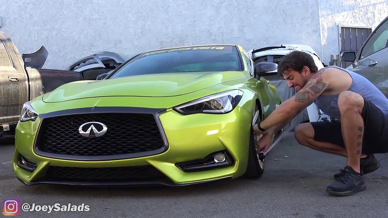 Slashing Car Tires Prank - Sports Car Pranks 2017