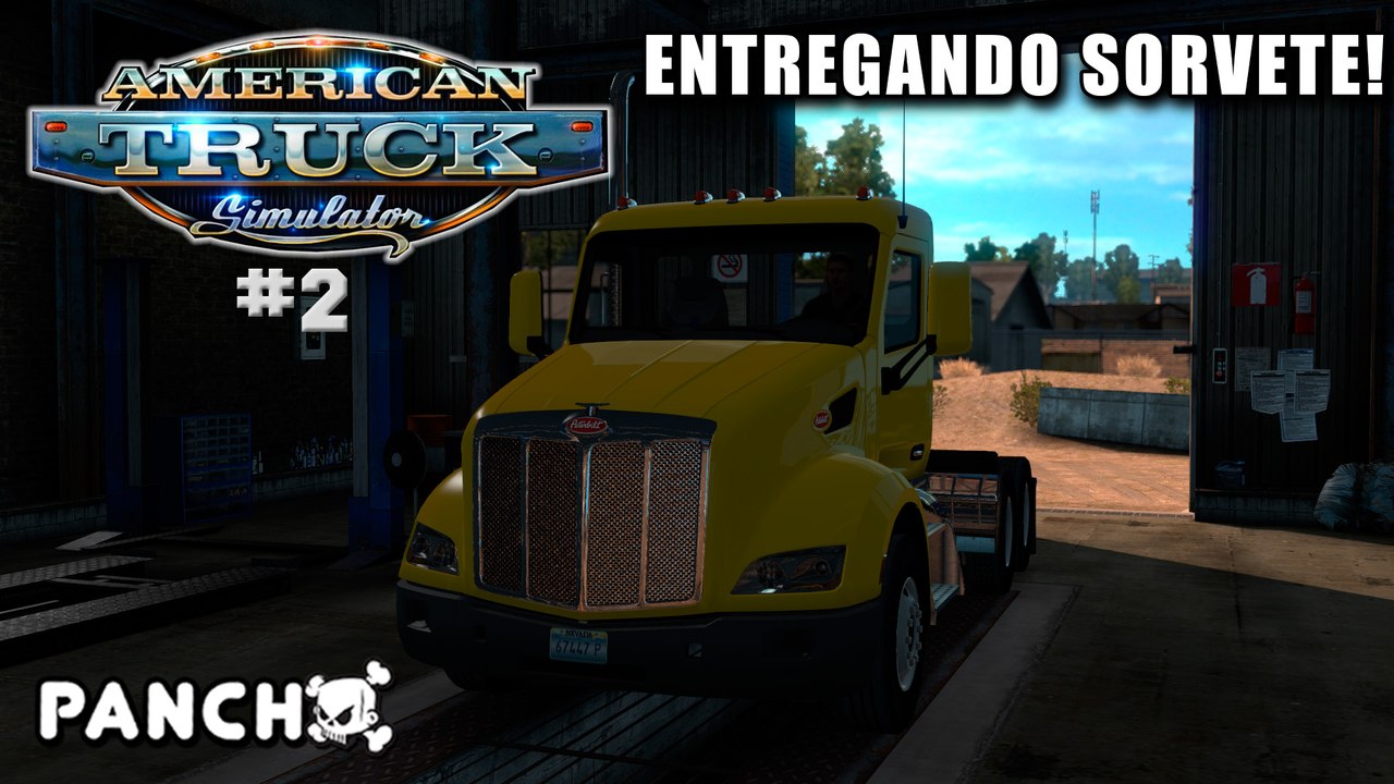 Entregando sorvete antes q ele derreta! - American Truck Simulator #2