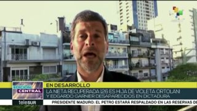 Abuelas de Mayo presenta a nieta 126 recuperada en Argentina